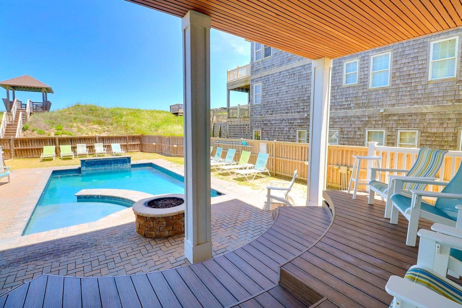 6007 Happy Sol Oceanfront Heatable Pool Villa Nags Head Eksteriør bilde